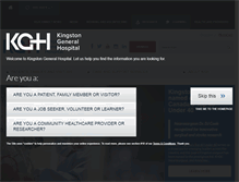 Tablet Screenshot of kgh.on.ca