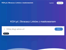 Tablet Screenshot of kgh.pl